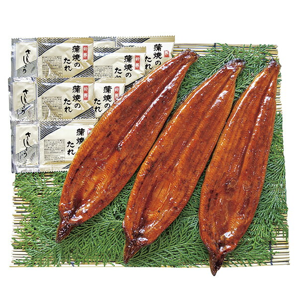 御中元 鹿児島県大隅産うなぎ蒲焼3尾詰合せ NFUV P42
