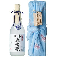 お中元 ギフト 送料無料 (一部地域)日本橋 純米大吟醸生貯蔵酒風呂敷(金魚) NH‐30 P16