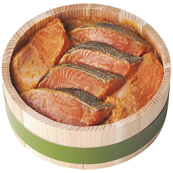 乐天商城 - 父の日 プレゼント 御中元 ギフト 新潟加島屋 キングサーモン味噌漬6切タル MH550M