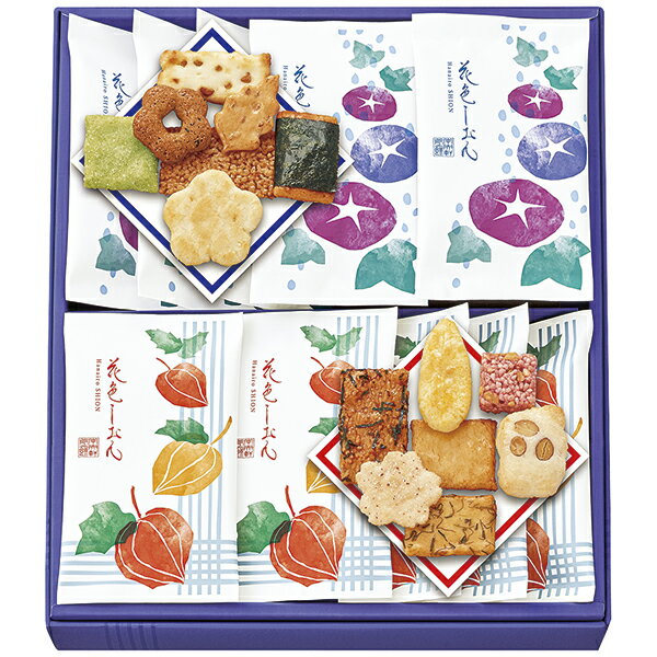 樂天商城 - 父の日 プレゼント 御中元 ギフト 中央軒煎餅 花色しおん 夏 12HB