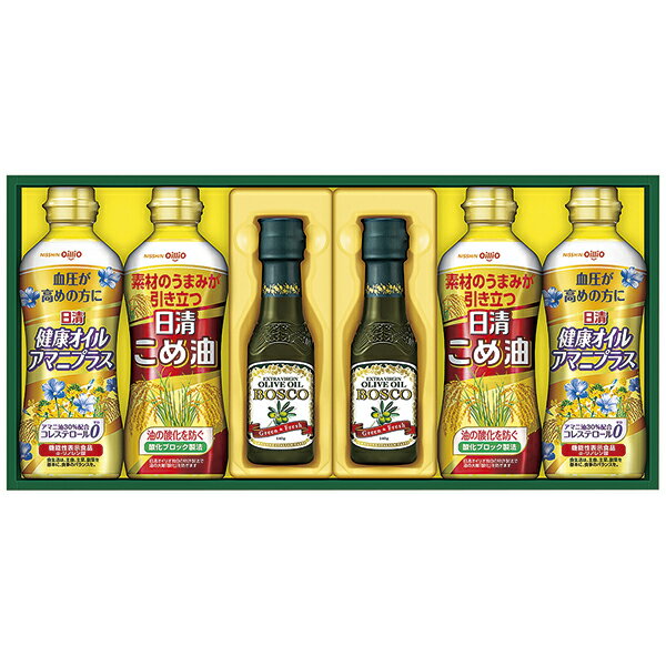 Rakuten - 父の日 プレゼント 御中元 ギフト 送料無料（一部除き） 日清 ボスコ オリーブオイル&バラエティオイルギフト BM-30