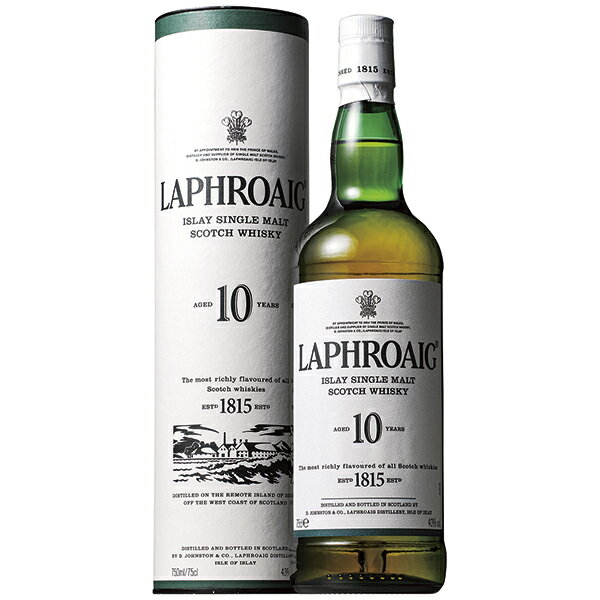 LAPHROAIG&nbsp;父の日ギフト プレゼント 御中元 ギフト 送料無料（一部除き） （スコッチ）ラフロイグ10年 YLPHB