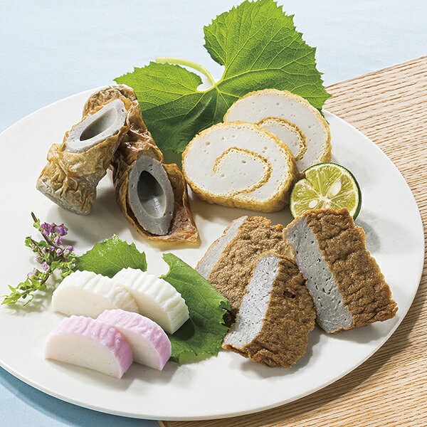 マルヒロWEBショップのお中元 じゃこ天 蒲鉾 ギフト 送料込み 安岡蒲鉾 宇和島じゃこ天・蒲鉾詰合せ YK-40｜アングル2