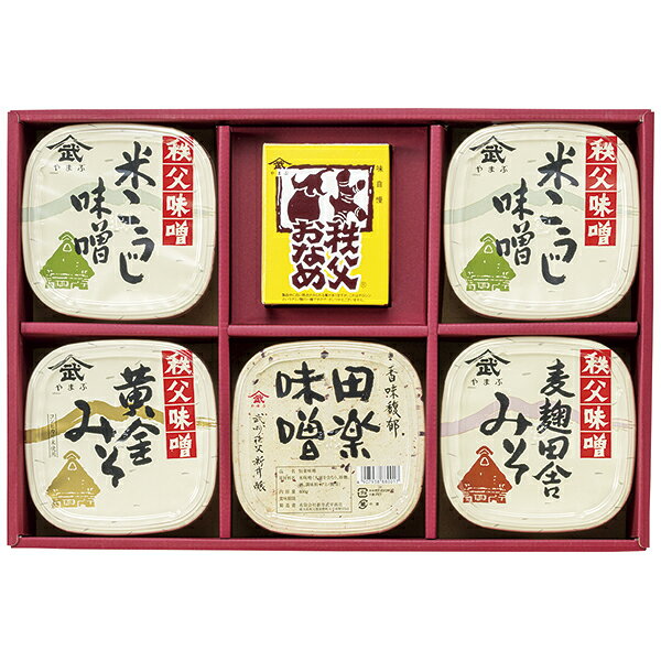 ■商品詳細内容量：米こうじ味噌×2・麦麹田舎みそ・黄金みそ 各500g、田楽味噌400g、秩父おなめ230g温度帯：常温便でお届けいたします。特定原材料：商品重量:3.3kg商品記号:045‐FA‐35■お届け時期についてお届け時期：順次発送(5日~10日で発送)備考：カタログ掲載P10■発送について ※商品画像はイメージです。パッケージ・内容・価格等、予告なく変更させていただく場合がございますので予めご了承ください。■返品・交換について※商品の特性上、返品・交換はご容赦ください。