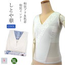 和装ブラジャー しとや華 夏 白 レース 3L 接触冷感 和装 下着 補正 ブラ 和服 レディース 女性 着物 肌着 簡単 速乾 浴衣 振袖 訪問着 小紋 タムラ 着付 大きめ ふくよか 補整