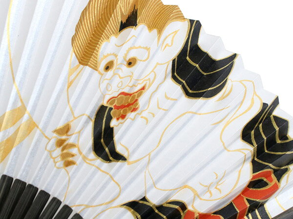 着物 卸直営店 京都マルヒサの扇子 単品 メンズ 白 風神 エコ ギフト プレゼント 春 夏 父の日 紳士 男 男性 京扇子 せんす 106 y2ふこ KZ 送料無料対象外｜アングル3