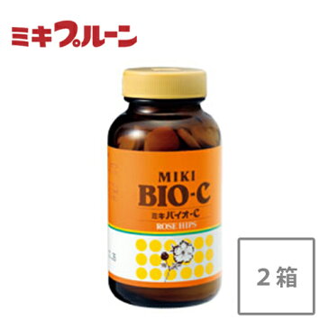 【期限間近セール】三基商事/ミキプルーン　ミキバイオーC（120粒）2箱セット≪栄養補助食品≫　賞味期限2019年9月6日