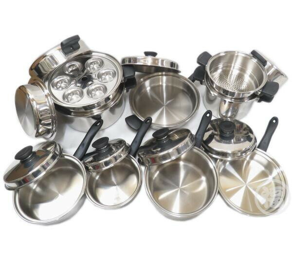 【中古・A】アムウェイ クィーンクックウェア 24ピースセット Amway