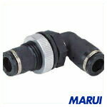 【PML12】ピスコ　チューブフィッティング　隔壁ユニオンエルボ PML12 【DIY】【工具のMARUI】