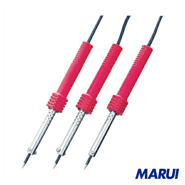 白光 ハッコーRED 100V- 20W 平型プラグ 1本 500 | 電気はんだこて 電子機器 収納 ポーチ
