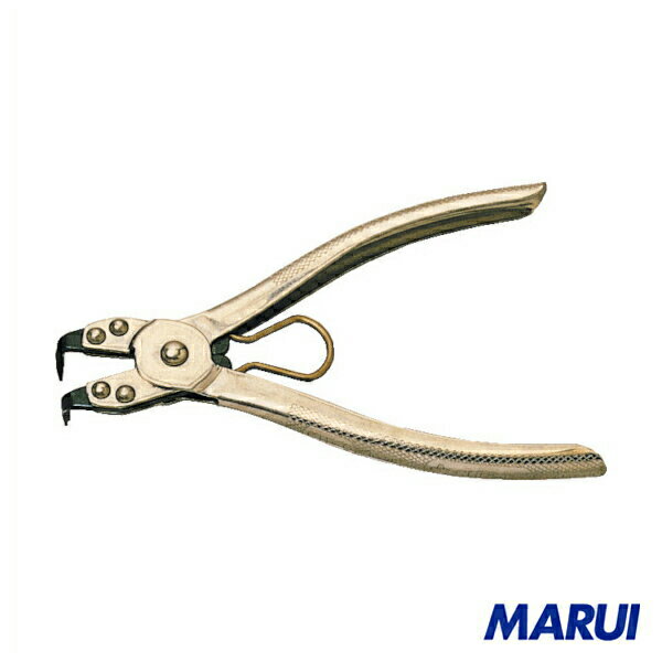 スーパー　スナップリングプライヤ穴用曲爪（爪固定型）　1丁　CH-4B 【DIY】【工具のMARUI】