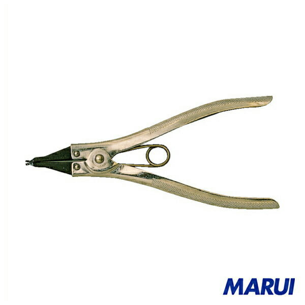 スーパー　スナップリングプライヤー（爪固定型）軸用直爪　1丁　CS-0A 【DIY】【工具のMARUI】