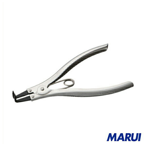 スーパー　スナップリングプライヤー（爪固定型）軸用曲爪　1丁　CS-3B 【DIY】【工具のMARUI】