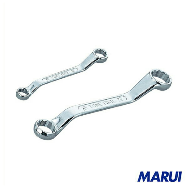 TONE　ショートめがねレンチ（45°）　8X10mm　1丁　M46-0810 【DIY】【工具のMARUI】
