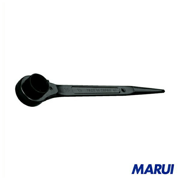 スーパー　片口ラチェットレンチ（爪式）六角対辺：35　1丁　RN-35 【DIY】【工具のMARUI】