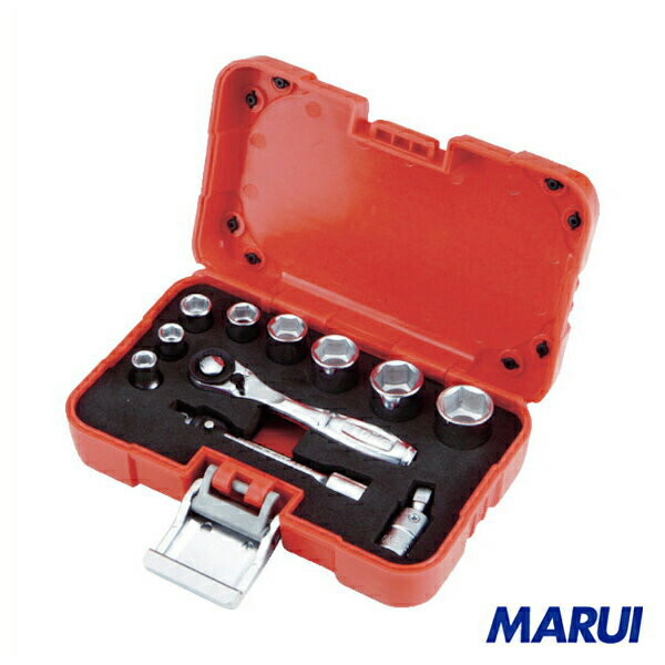 TONE　ソケットレンチセット　差込角6．35mm　1S　S20830P 【DIY】【工具のMARUI】