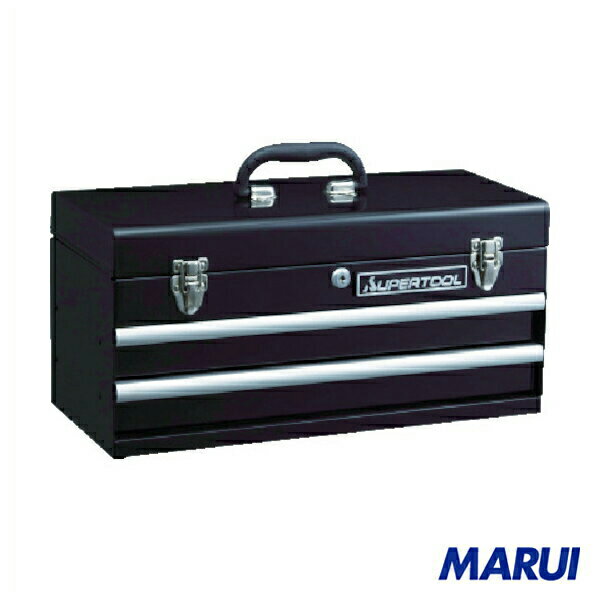 スーパー　　　ツールケース（チェストタイプ）2段引出し式　1台　S496B 【DIY】【工具のMARUI】