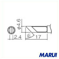 白光　こて先　KF型（Z）　1本　T12-KFZ 【DIY】【工具のMARUI】