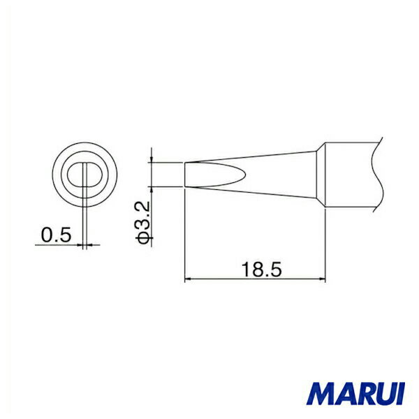 特長 - 用途 - 仕様 ■コテ先名称：3．2D型 ■適合コテ：FX-601 仕様2 ■ヒーター分離式 材質／仕上 - セット内容／付属品 - 原産国 日本 注意 - 在庫について 当店では複数店舗での在庫共有をしており、システムで在庫の調整を行っておりますがご注文が集中した場合、在庫にズレが生じることがございます。 在庫数の更新が間に合わず、ご注文頂きました商品が欠品となり後ほどご連絡させていただく場合もございます。 大変ご迷惑をおかけする場合がございますがあらかじめご了承くださいますようよろしくお願い致します。