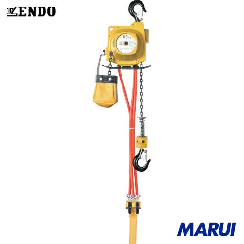 ENDO エアーホイスト AT-60K 60kg 3m 1台　遠藤工業　チェンブロック　クレーン　【DIY】【工具のMARUI】(4.0)