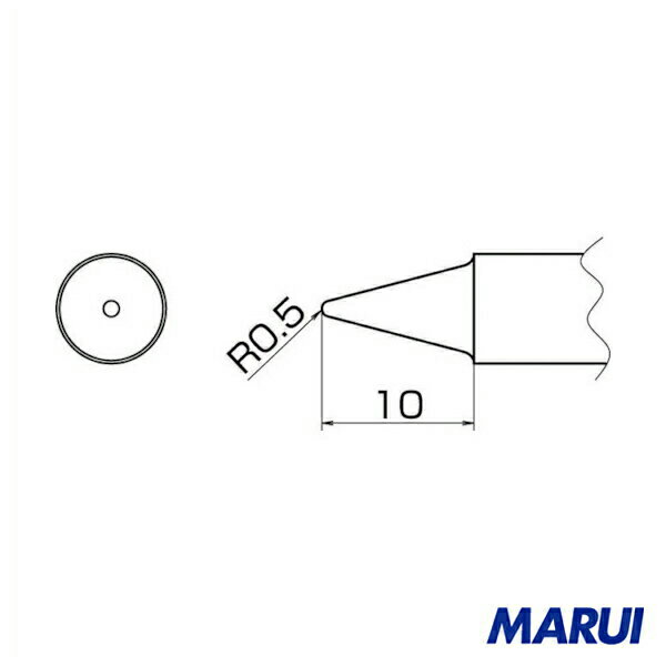 樂天商城 - 白光 こて先 0.5B型 1本 T20-B2 | ステーション型はんだこて 電子機器 収納 ポーチ
