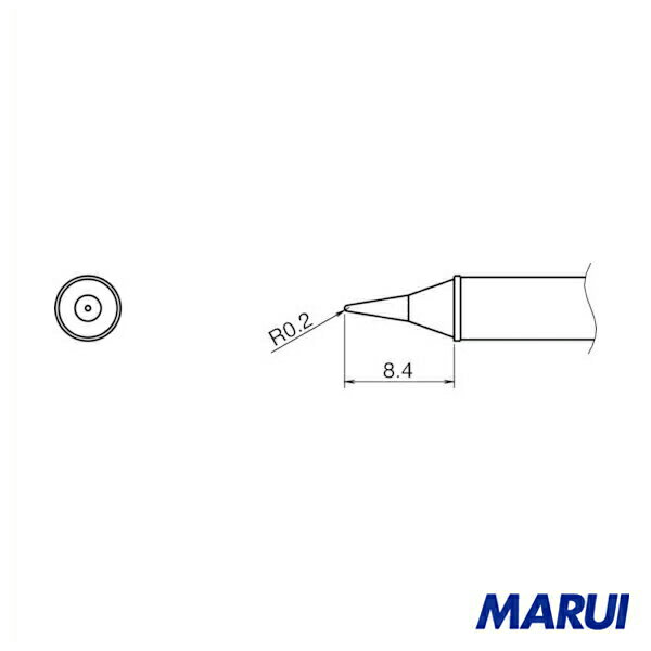 白光　こて先／I型　1本　T31-02I 【DIY】【工具のMARUI】