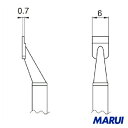 白光 こて先 SOP 20L型2本入り 1Pk T8-1010 【DIY】【工具のMARUI】