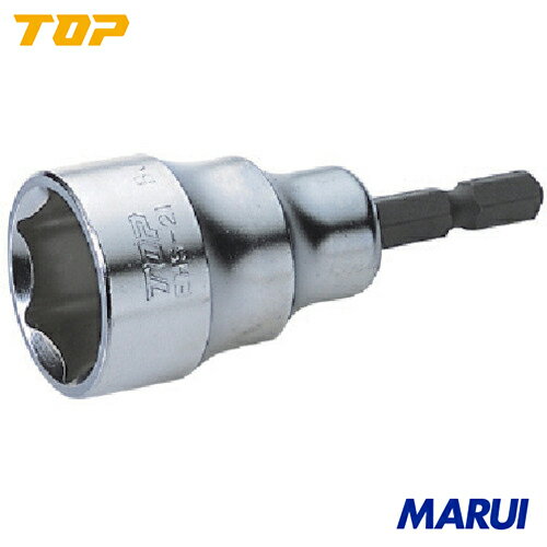 【EHS17】TOP 電動ドリル用ショートソケット 17mm　トップ工業 手作業工具 ソケットレンチ ソケットビ..