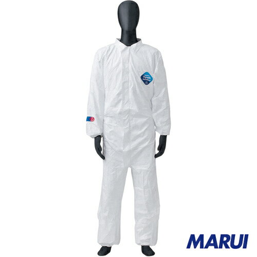 【TV-1】デュポン（TM） タイベック（R） ソフトウェア1型 ワンピース保護服 L 防護服 【工具のMARUI】