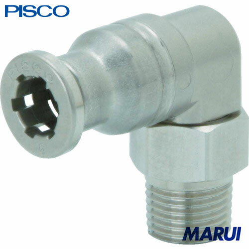 ピスコ ステンレスシリーズSUS316継手 エルボ チューブ10ネジR3/8 1個 SSL1003 【DIY】【工具のMARUI】