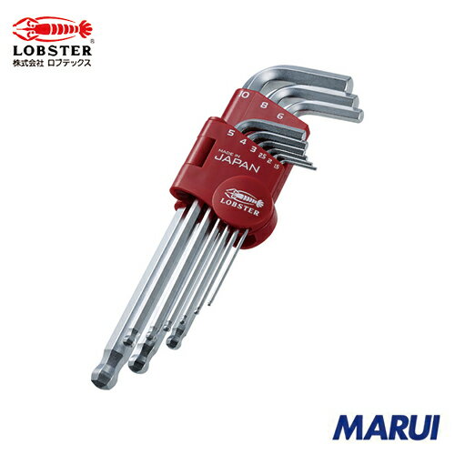 エビ ボールポイント六角棒レンチ9本組セット 1丁 BWM9S 【DIY】【工具のMARUI】