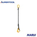 スーパーツール チェーン付スーパーロックフックセット開閉ロック式 容量:3ton 全長:1391mm 1S SLH3AC 【DIY】【工具のMARUI】