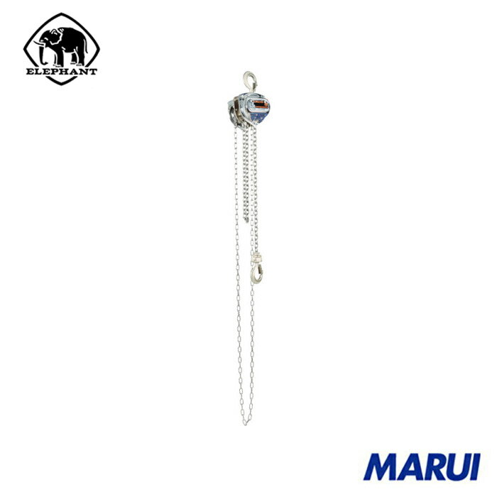 象印 スーパー100(メッキ仕様、SUSチェーン)・250kg・2.5m 1台 PIHK2525 象印チェンブロック【DIY】【..