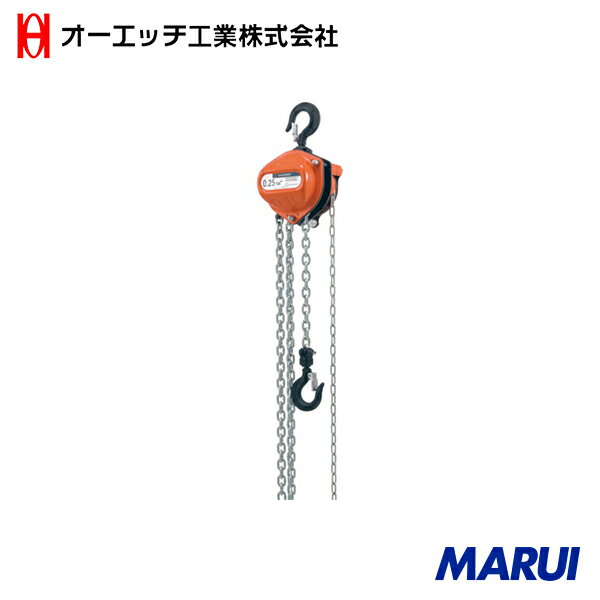 OH チェーンホイスト0.25t 揚程2.5m OCH-025 【DIY】【工具のMARUI】