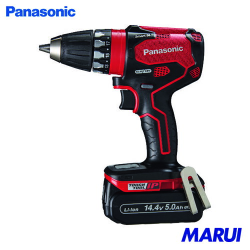 Panasonic デュアル 14.4V5.0Ah 充電式ドリルドライバー 赤 1台 EZ74A3LJ2FR 【DIY】【工具のMARUI】