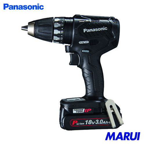 Panasonic デュアル 18V3.0Ah 充電式ドリルドライバー 黒 1台 EZ74A3PN2GB 【DIY】【工具のMARUI】