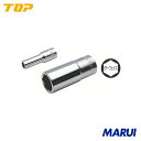 TOP サーフェイスディープソケット(パック入り) 差込角12.7mm 17mm 1個 DS417 