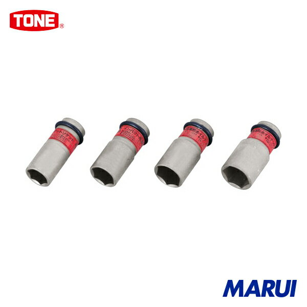 TONE インパクト用薄形ホイルナットソケット(自動車整備用) 対辺寸法22mm 差込角12.7mm 1個 4A22N 【DI..