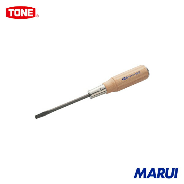 Rakuten - TONE 貫通ドライバー(木柄) (-)1.0X8.0 1本 MD150 | 木柄ドライバー