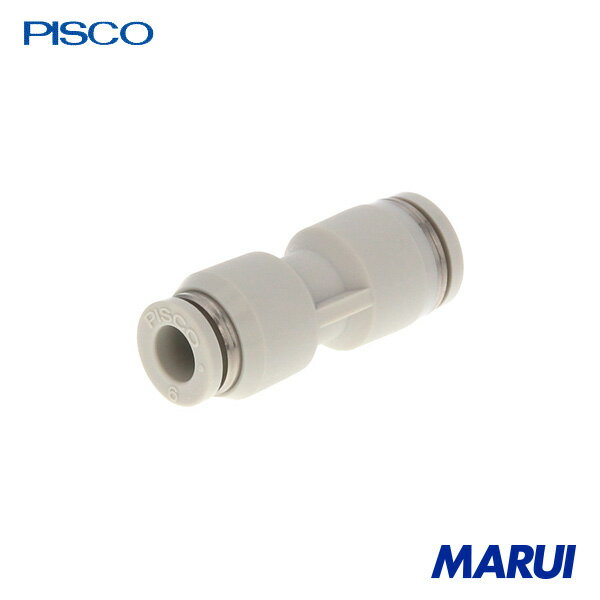 Rakuten - 日本ピスコ PISCO チューブフィッティング 違径ユニオンストレート チューブ外径:8mm×6mm ライトグレー仕様 1個 PG86W | チューブ継手