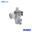 日本ピスコ PISCO 真空レギュレータプッシュロックタイプ φ30mm負圧計付 ユニオンタイプ 1個 RVZ6UG 【DIY】【工具のMARUI】
