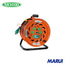 日動工業 NICHIDO 電工ドラム アースチェックリール 漏電保護専用ブレーカ付 30m 1台 GNFEB34 【DIY】【工具のMARUI】