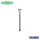日動工業 NICHIDO 万能フッカー 300mm 丸フック付 【グレー】 1本 BH300SHGY 【DIY】【工具のMARUI】