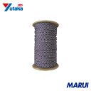 ユタカメイク 江戸打ち紐 紫白 約3mm×130m 1巻 PAR8033 【DIY】【工具のMARUI】