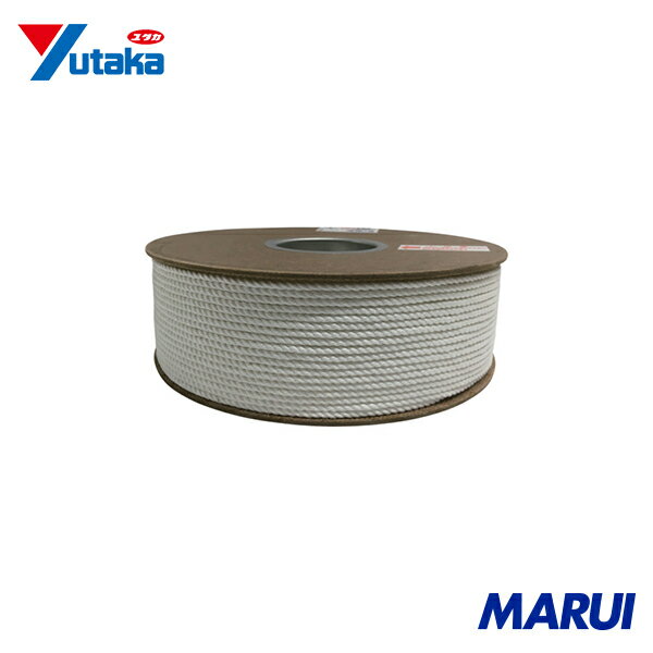 Rakuten - ユタカメイク ビニロンロープドラム巻 4φ×200m 1巻 PRV8 | ロープ