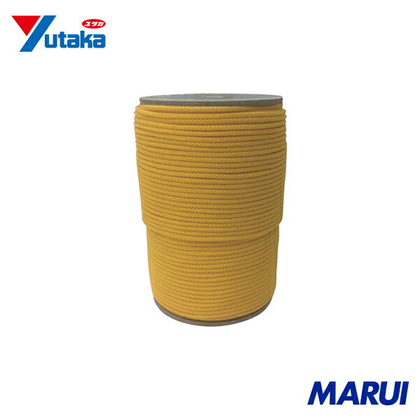 ユタカメイク アクリルカラーボビン巻 3mm×150m イエロー 1巻 PAC402 【DIY】【工具のMARUI】