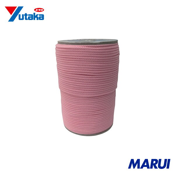 ユタカメイク アクリルカラーボビン巻 3mm×150m ピンク 1巻 PAC404 【DIY】【工具のMARUI】