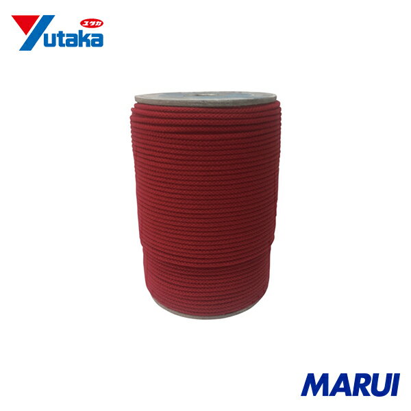 ユタカメイク アクリルカラーボビン巻 3mm×150m レッド 1巻 PAC405 【DIY】【工具のMARUI】