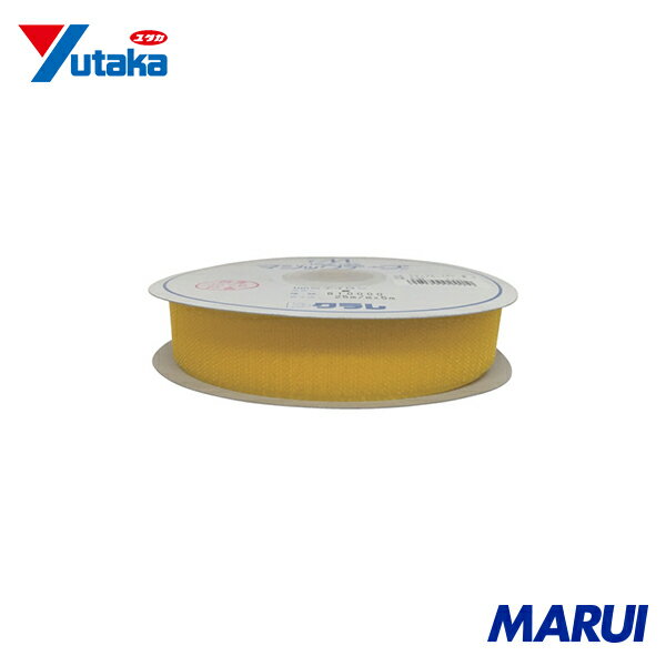 ユタカメイク マジックテープ マジックテープボビン巻B 25mm×5m イエロー 1巻 G22 【DIY】【工具のMARU..