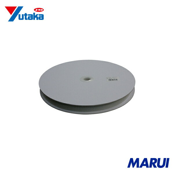 特長 ■カラフルな色あいで手触りが良いベルトです。■専用金具との組み合わせで用途が広がります。 用途 ■バッグなどの肩掛けベルトに。 仕様 ■引張強度(kgf)：165.4■色：グレー■幅(mm)：20■長さ(m)：25■厚さ(mm)：1.8 仕様2 ■ドラム巻 質量 550g 材質／仕上 ■アクリル セット内容／付属品 - 原産国 日本 注意 - 在庫について 当店では複数店舗での在庫共有をしており、システムで在庫の調整を行っておりますがご注文が集中した場合、在庫にズレが生じることがございます。 在庫数の更新が間に合わず、ご注文頂きました商品が欠品となり後ほどご連絡させていただく場合もございます。 大変ご迷惑をおかけする場合がございますがあらかじめご了承くださいますようよろしくお願い致します。